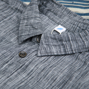 Pure Blue Japan 6oz Kasuri Selvedge Chambray Shirt – Black