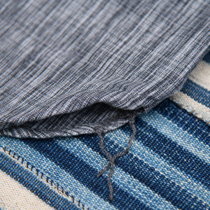 Pure Blue Japan 6oz Kasuri Selvedge Chambray Shirt – Black