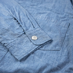 Pure Blue Japan 2234 Oriental Chambray Shirt Indigo