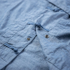 Pure Blue Japan 2234 Oriental Chambray Shirt Indigo