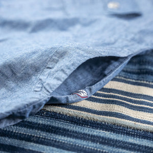Pure Blue Japan 2234 Oriental Chambray Shirt Indigo