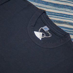 Pure Blue Japan 'Black Indigo' Yarn Dyed Longsleeve