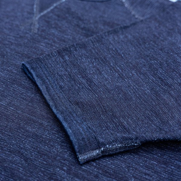 Pure Blue Japan Slub Jersey Raglan T-Shirt – Indigo Dyed