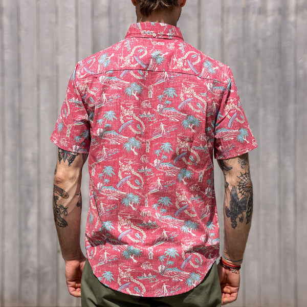 Reyn Spooner “One Fine Day” Tailored BD-Aloha Shirt – Mauvewood
