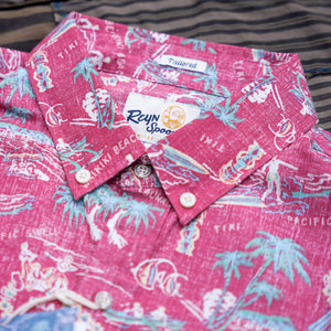 Reyn Spooner “One Fine Day” Tailored BD-Aloha Shirt – Mauvewood