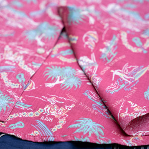 Reyn Spooner “One Fine Day” Tailored BD-Aloha Shirt – Mauvewood
