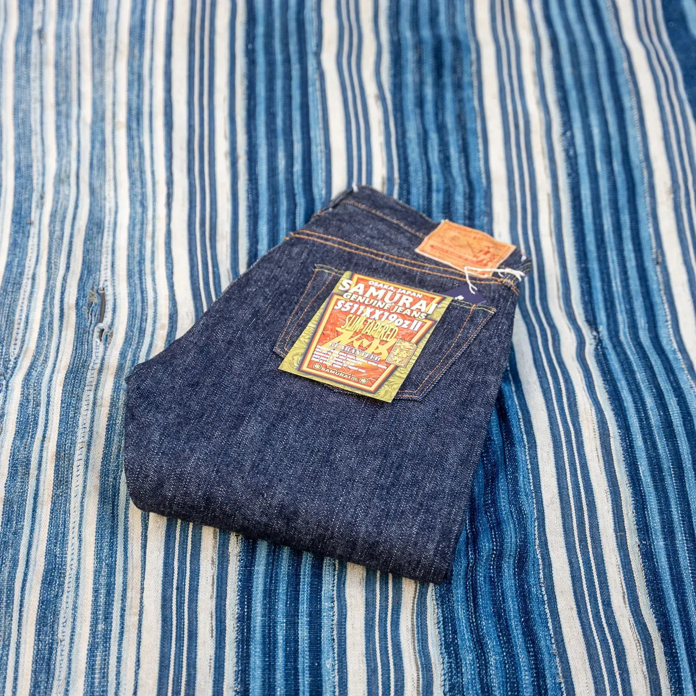 Samurai S511XX19ozII Kiwami Selvedge Jeans - Slim Tapered Samurai S511XX19ozII Kiwami Selvedge Jeans - Slim Tapered
