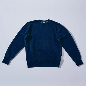 Samurai Jeans 14oz Kakishibu Loopwheeled Sweatshirt Indigo front