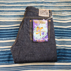 Samurai Jeans S210XJ17oz 26U 17oz Year of the Horse Selvedge Jeans Slim Straight folded