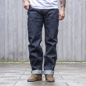 Samurai Jeans S510XX 19oz Kiwami Selvedge Jeans Regular Straight worn front