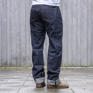 Samurai Jeans S510XX 19oz Kiwami Selvedge Jeans Regular Straight worn backside
