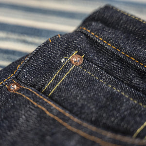Samurai Jeans S510XX 19oz Kiwami Selvedge Jeans Regular Straight close up pocket