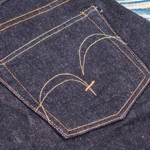 Samurai Jeans S510XX25oz Extra Heavy 25oz Selvedge Denim Regular Straight detail stitching back pocket