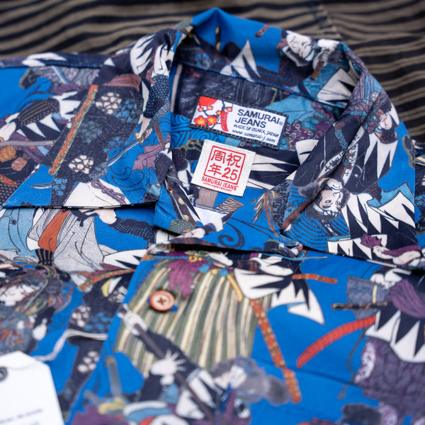 Samurai Jeans “Ako-Roshi” 25th Anniversary Hawaiian Shirt