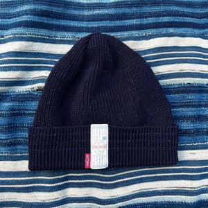Samurai Jeans Knit Watch Cap – Indigo Dyed