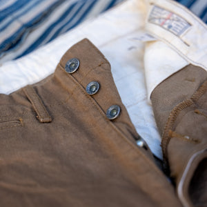 Samurai 15oz Heavy Selvedge Chino - Slim Straight / Khaki