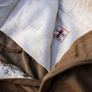Samurai 15oz Heavy Selvedge Chino - Slim Straight / Khaki