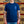 Samurai Jeans Hanaguhashi Sakura 8oz Heavy Loopwheeled TShirt Navy worn front