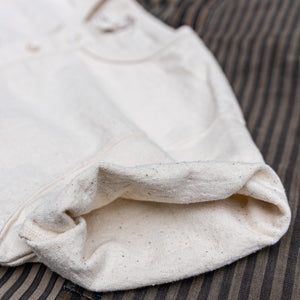 Samurai Jeans 16oz ‘Japanese Cotton’ Slub Yarn Henley – Kinari / Natural Ecru