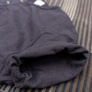 Samurai Jeans 16oz ‘Japanese Cotton’ Slub Yarn Henley – Kuromame / Black Beans Dyed