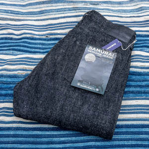 Samurai Jeans S211BK ‘Koku Benkei’ 17oz Bushido Selvage Jeans – Black / Relaxed Tapered