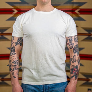 Samurai Renewed Edition Loopwheeled TShirt 2 Pack White worn front