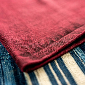 Samurai Jeans 15.7oz Extra Heavy T-Shirt – Wine