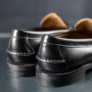 Sebago Classic Dan Penny Loafer Black detail backside pair