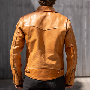 Simmons Bilt “Liberator” Leather Jacket – Natural Mustang Horsehide