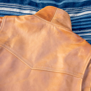 Simmons Bilt “Liberator” Leather Jacket – Natural Mustang Horsehide