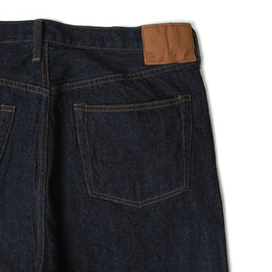 Spellbound 12oz Ultra-Soft Selvedge Jeans Rinsed Regular Straight Close Up Backside Right Pocket