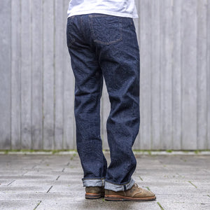 Spellbound 12oz Ultra-Soft Selvedge Jeans Rinsed Regular Straight Backside Worn