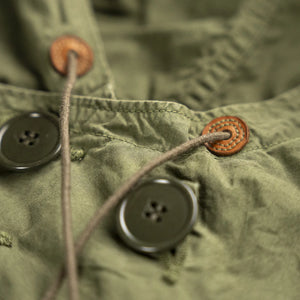 Spellbound M43 Military Smock Army Green Close Up Strings Hood