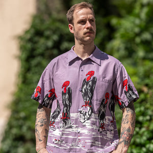 Star of Hollywood ‘Condor’ Aloha Shirt – Purple