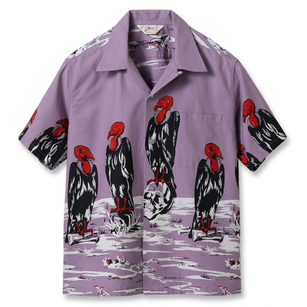 Star of Hollywood ‘Condor’ Aloha Shirt – Purple