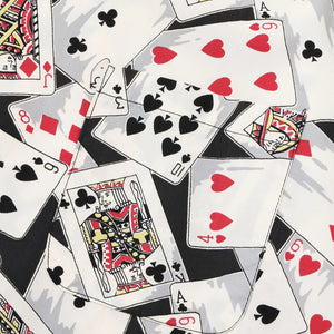 Star of Hollywood Playing Cards Aloha Shirt - Black