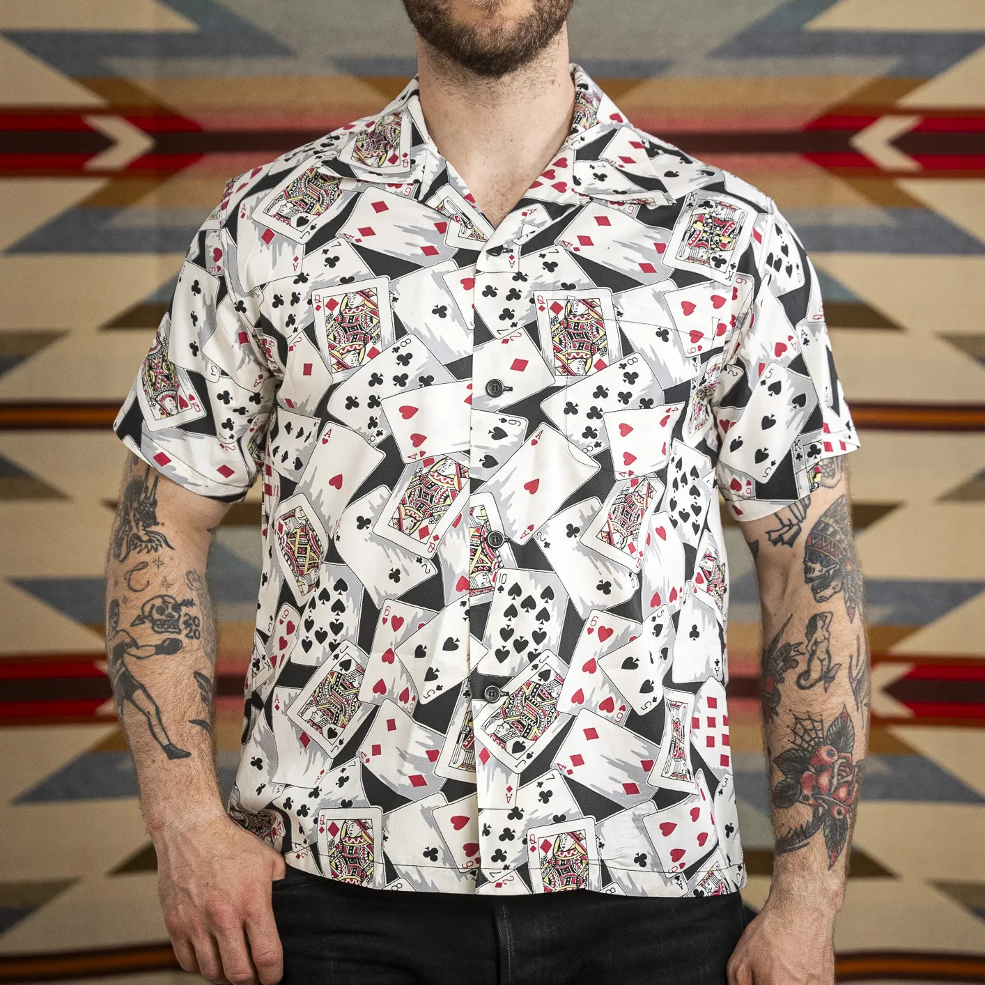 美品 STAR OF HOLLYWOOD ATOMIC GRAY サイズXXL Star of Hollywood - Aloha Shirts made in Japan