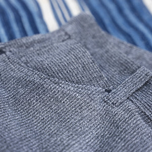 Stevenson Overall Co. Blazer Heathered Corduroy Trousers - Charcoal / Relaxed Tapered