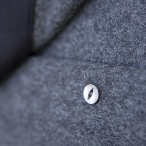 Stevenson Overall Co. Brave Man Beaver Melton Wool Shirt - Heather Charcoal