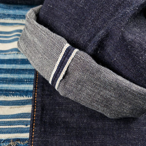 Strike Gold SG5102 15 ounce Slub Selvedge Jeans Loose Straight detail selvedge