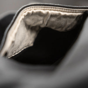 Strike Gold 20oz Loopwheeled Sweat Cardigan Black pocket inside lining