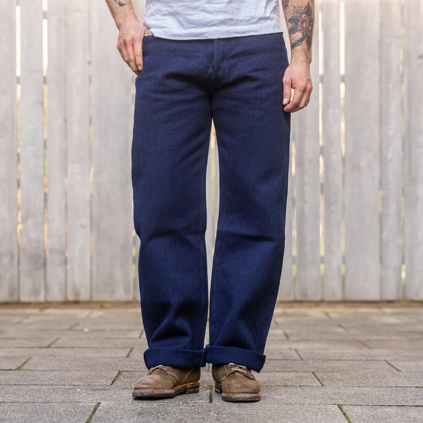 Studio D Artisan 14oz Sashiko Selvedge Jeans – Made in Japan