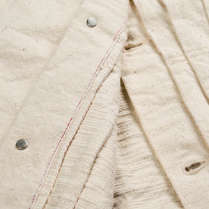 Studio D Artisan SD4101E 15oz GL3 Type 1 Selvedge Jacket Ecru detail selvedge id