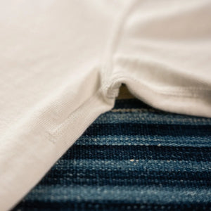 Studio D Artisan 8173 Suvin Gold Loopwheeled TShirt White close up armpit seam