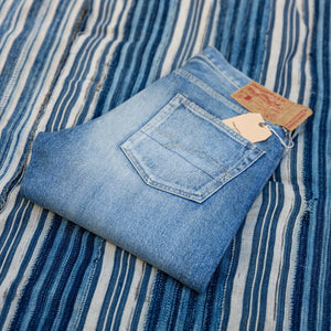 Studio D'Artisan D1826U 13oz Ivy Selvedge Jeans - Vintage Wash / Regular Tapered