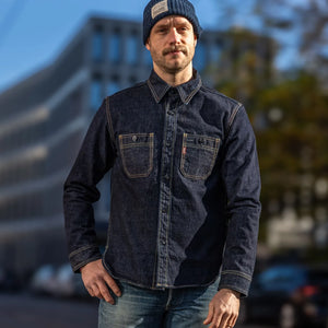 Studio D’Artisan D5335 14oz Selvedge Denim Work Shirt