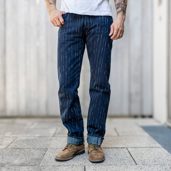 Studio D’Artisan D1885 14oz ‘Rain Kasuri’ Slub Selvedge Jeans – Regular Tapered