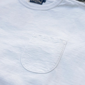 Studio D’Artisan SP-094 ‘Ishikawadai’ 1953 Loopwheeled Pocket T-Shirt - White / 45th Anniversary Collection