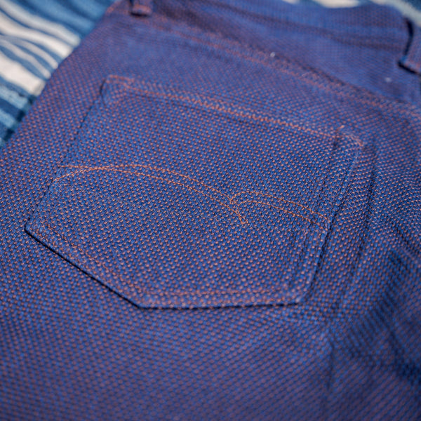 Studio D’Artisan 14oz Kakishibu Sashiko Selvedge Jeans – 1831 Slim Straight