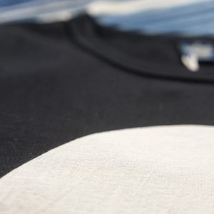 Studio DArtisan Kyoto Kurozome Dyed Crested T-shirt Black